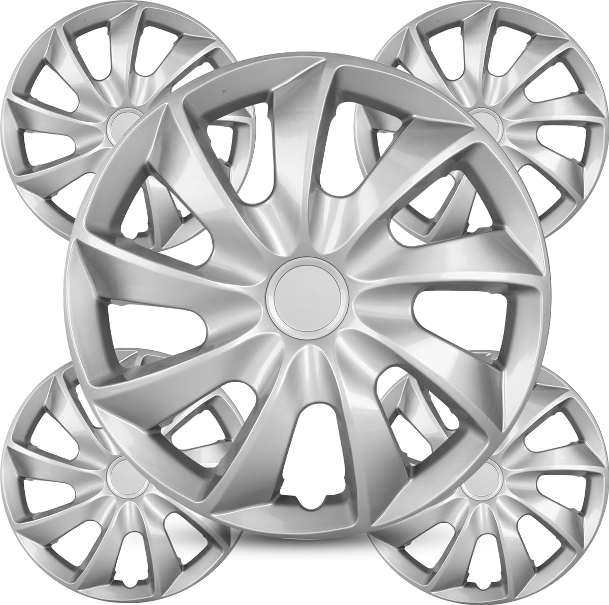 Winjet 17 Inch Hubcaps for Toyota Nissan Ford and More Cars