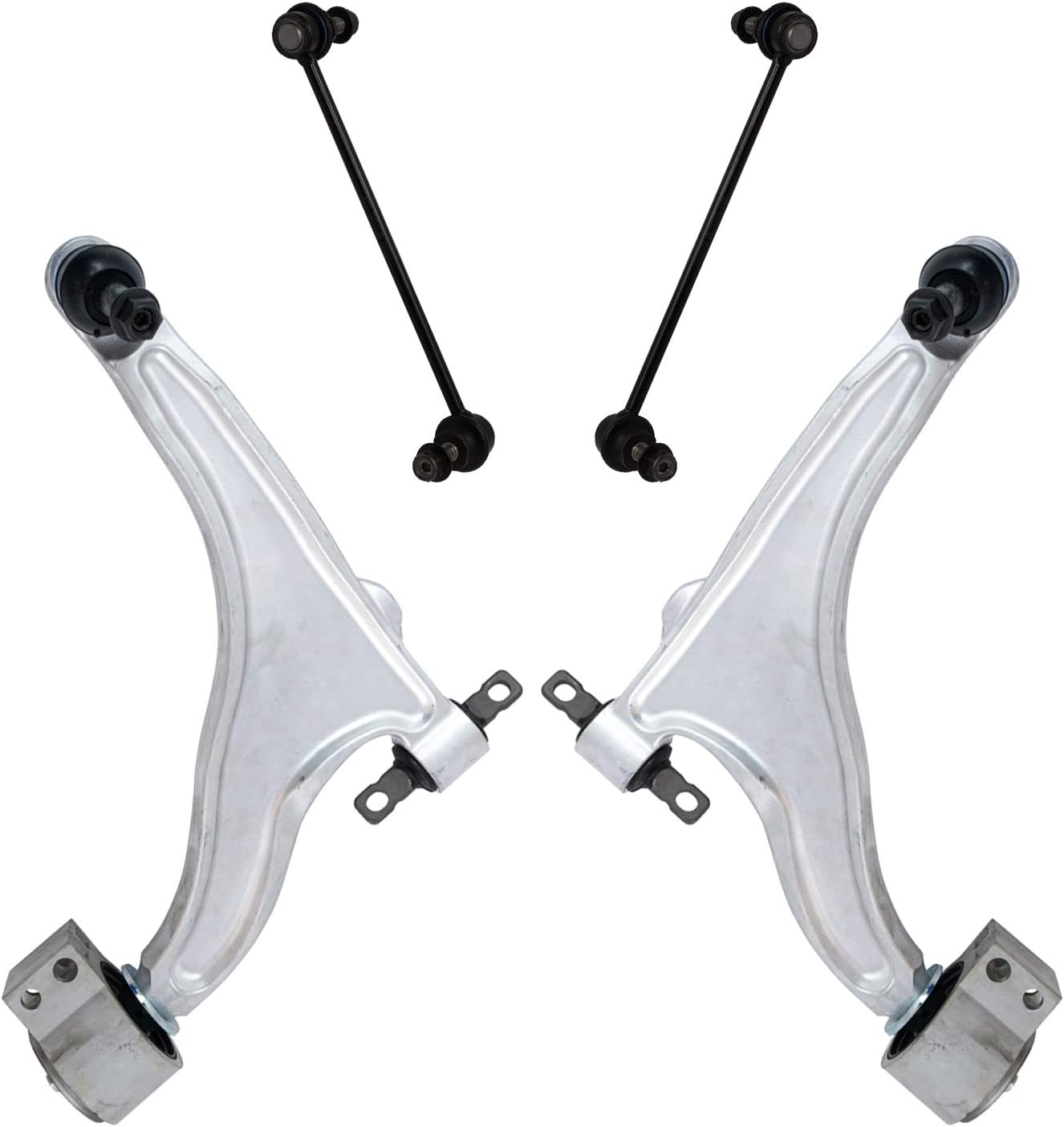 TRQ Front Suspension Kit Control Arm with Ball Joint for Cadillac