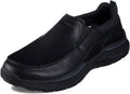 Skechers Men's Expended-Sevenoleather Leather Slip on Moccasin