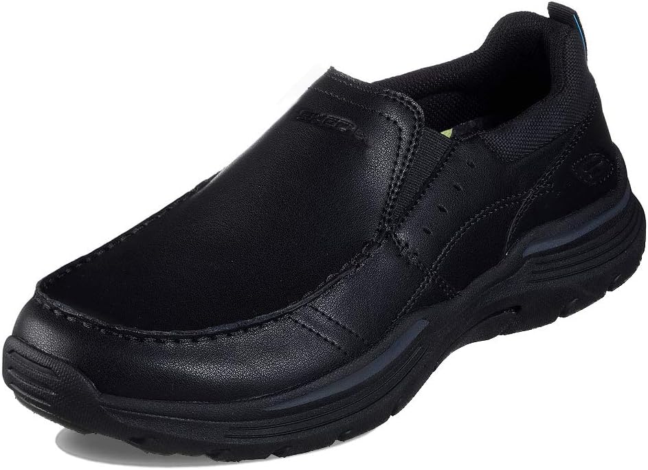 Skechers Men's Expended-Sevenoleather Slip on Moccasin Review