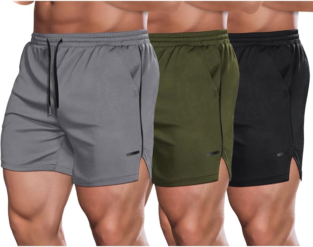 COOFANDY Men's 2 Pack Gym Workout Shorts for Active Lifestyle