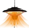 1500W Electric Hanging Patio Heater for Indoor and Outdoor Use