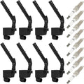 ECCPP Ignition Coil Coils & Iridium Spark Plugs UF741 8pcs