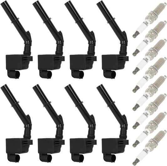 ECCPP Ignition Coil and Iridium Spark Plugs for Mercedes-Benz