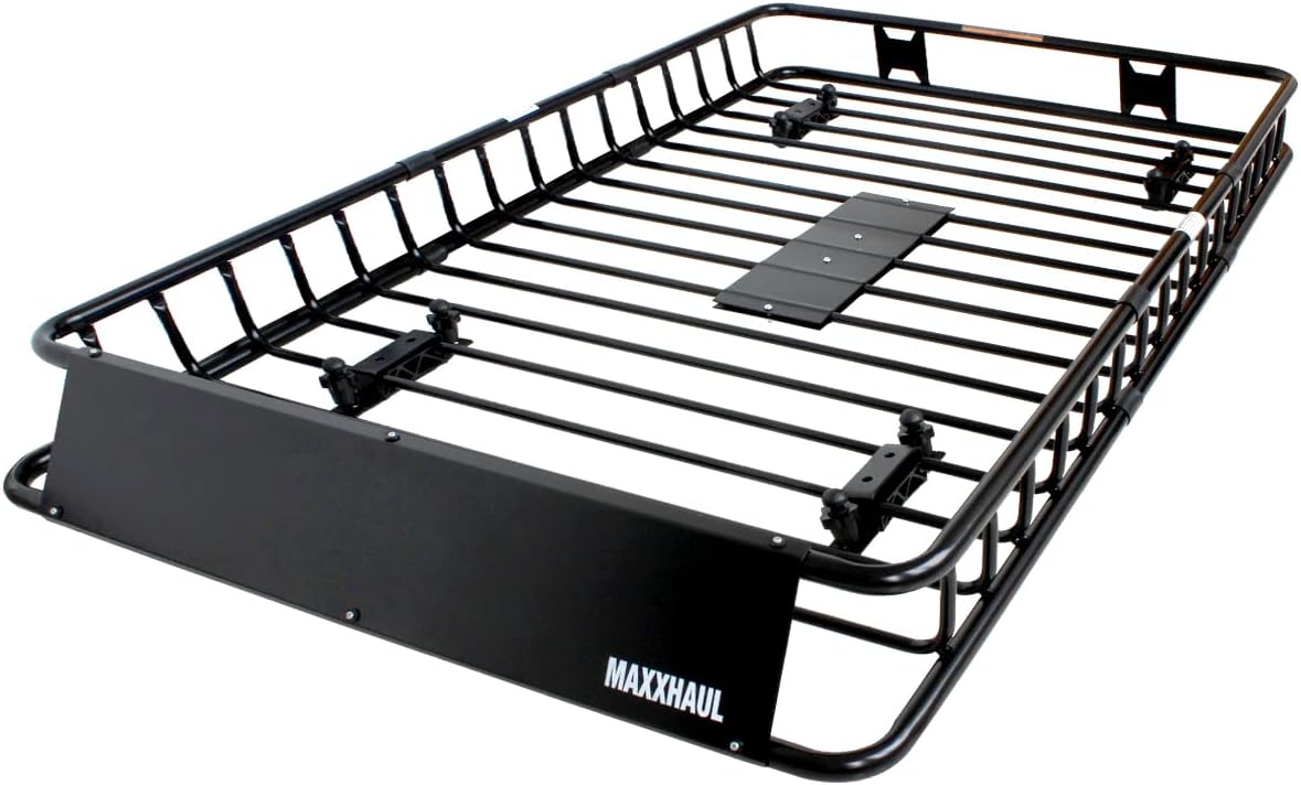 MAXXHAUL Heavy-Duty Universal Steel Roof Rack for Cargo Transport