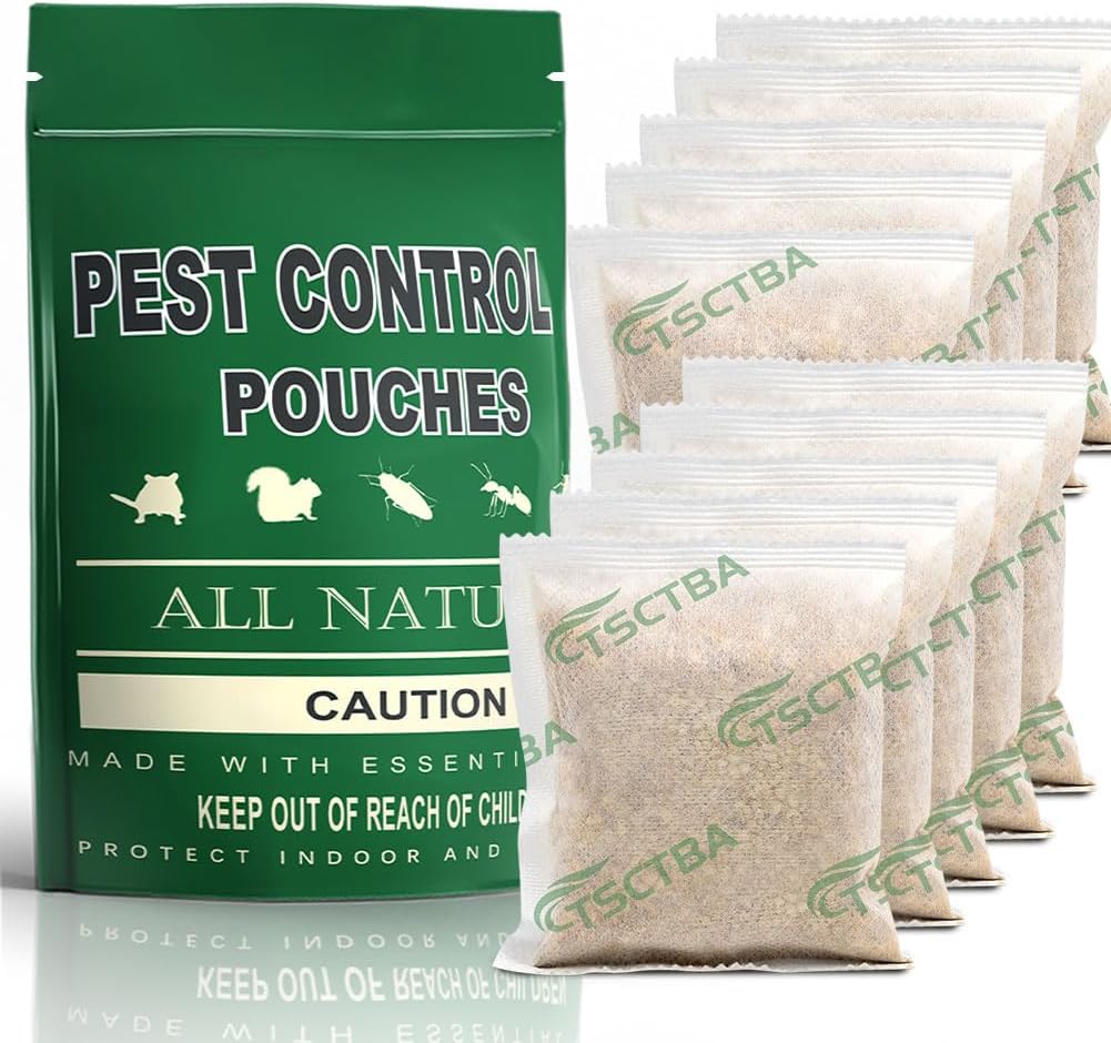 Peppermint Oil Rodent Repellent - 10 Pouches