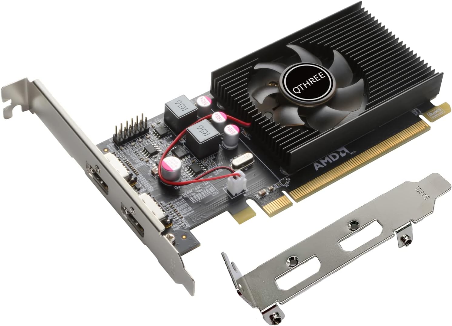 QTHREE Radeon HD 6570 Low Profile Dual HDMI Graphics Card