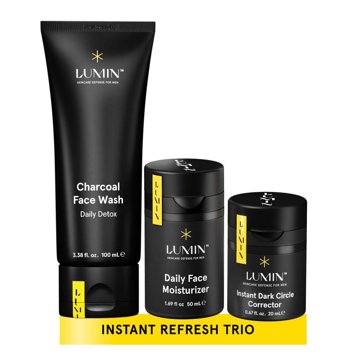 Lumin Skin Care Set Routine for Men - Burnout Buster Trio