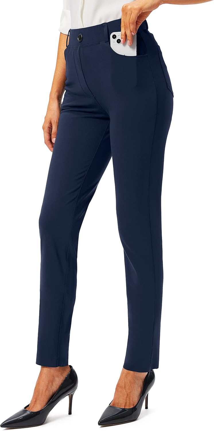 Rammus Womens Yoga Dress Pants with Pockets for Work and Play