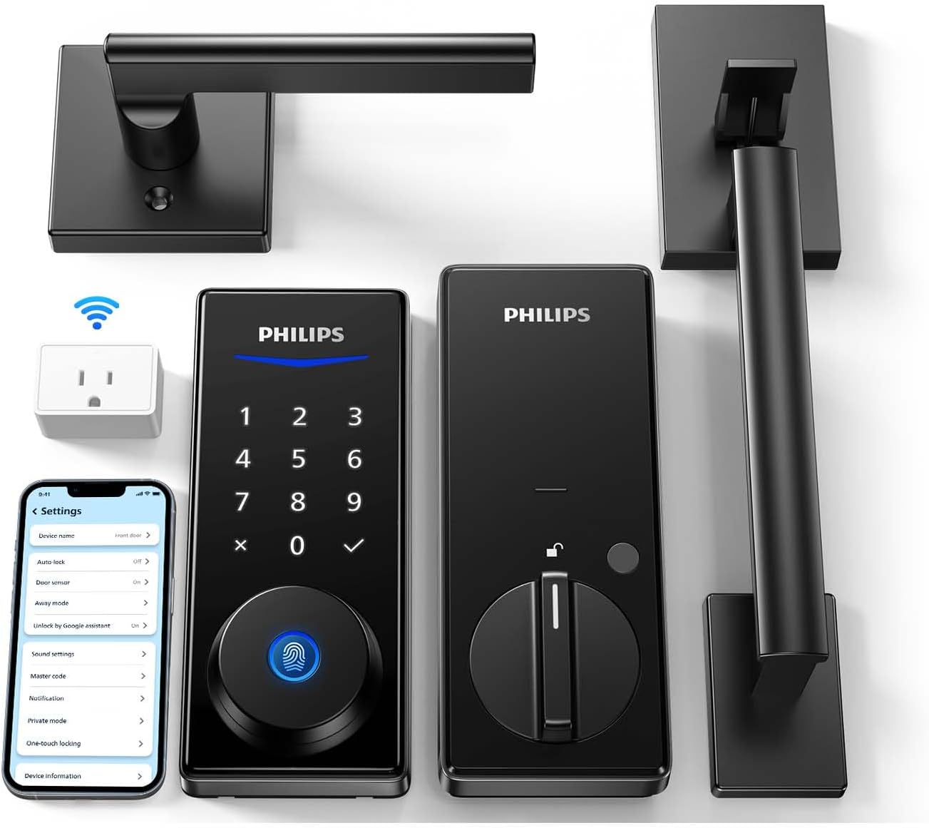 Philips Smart Lock: Keyless Entry & Fingerprint Security