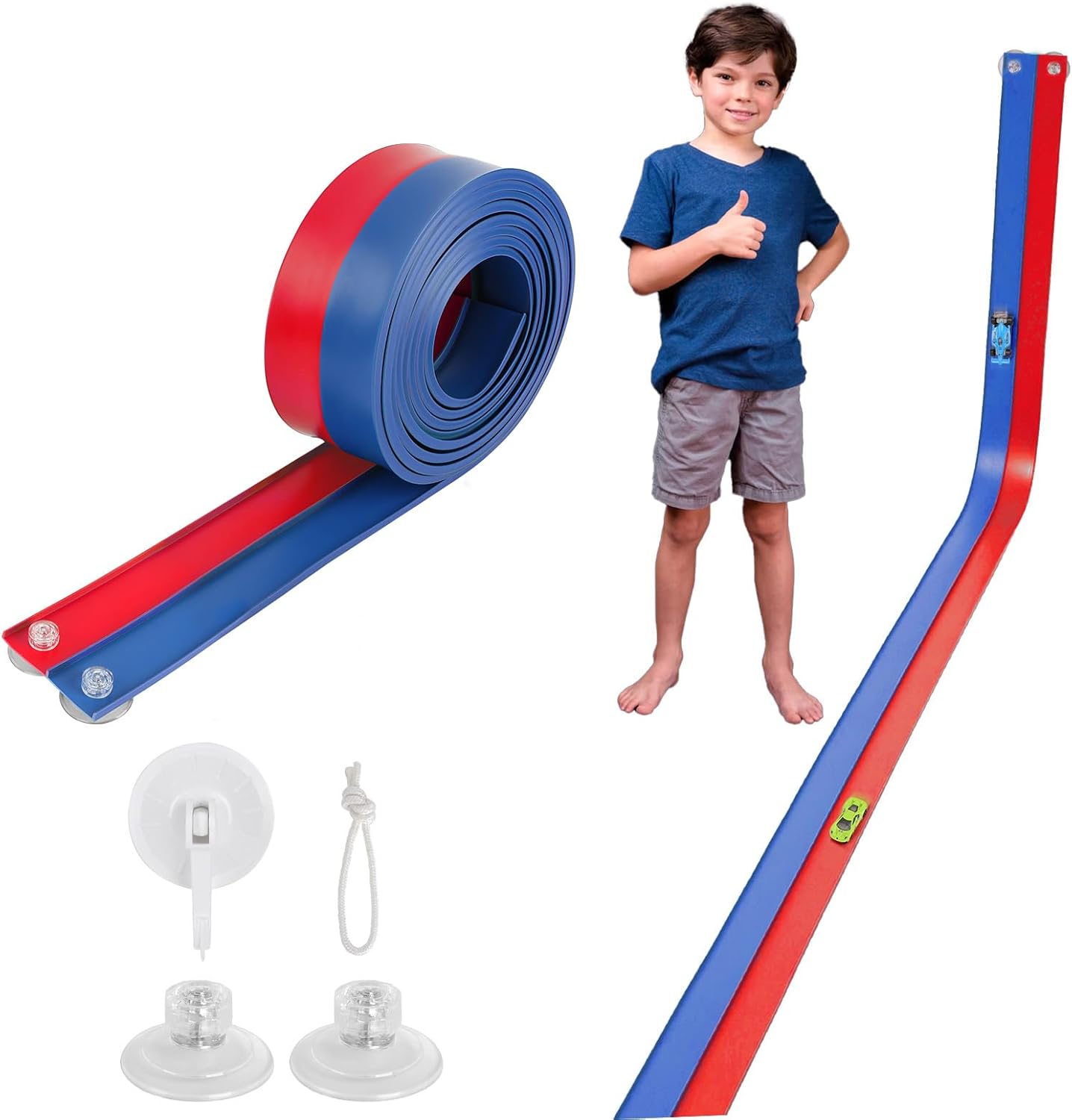 Flexible Race Car Track 15 Ft Starter Set for Creative Play