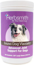Sound Dog Viscosity 120ct Large Chews - Advanced Joint Support