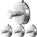 Suction Cup Hooks Set of 4 for Shower and Bathroom - No Drill