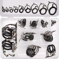 Fishing Rod Repair Kit - 45pc Tips and Guides for Quick Pole Repair
