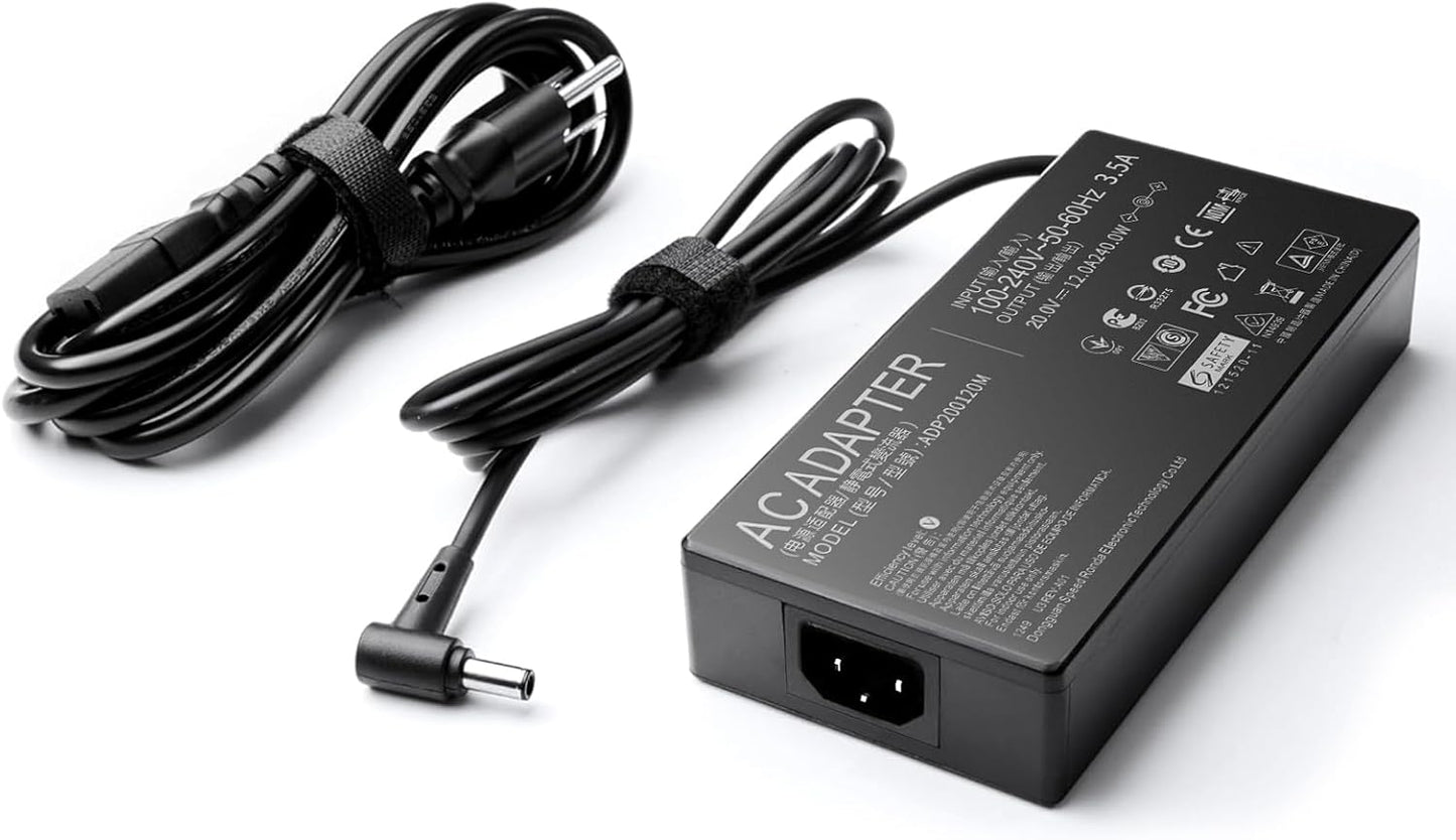 240W Charger for Asus Rog Zephyrus G14 G15 M16 S15 S17 Laptops
