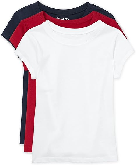 The Children's Place Girls' Short Sleeve T-Shirt for Comfort