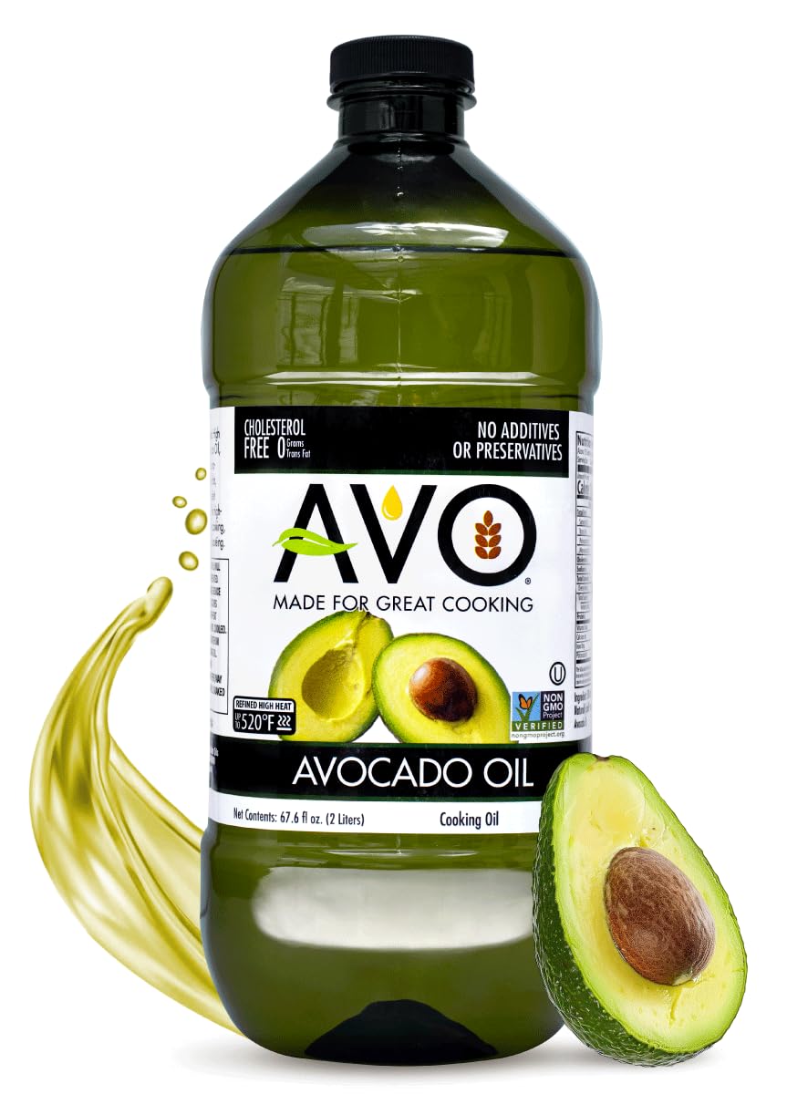 AVO NON GMO 100% Avocado Oil, 67.6 Fl-oz, Pure and Natural