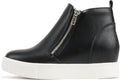 Womens Soda Taylor Hidden Wedge Ankle Booties - Casual Heel