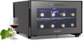8 Bottle Wine Cooler Refrigerator - Compact Countertop Wine Fridge
