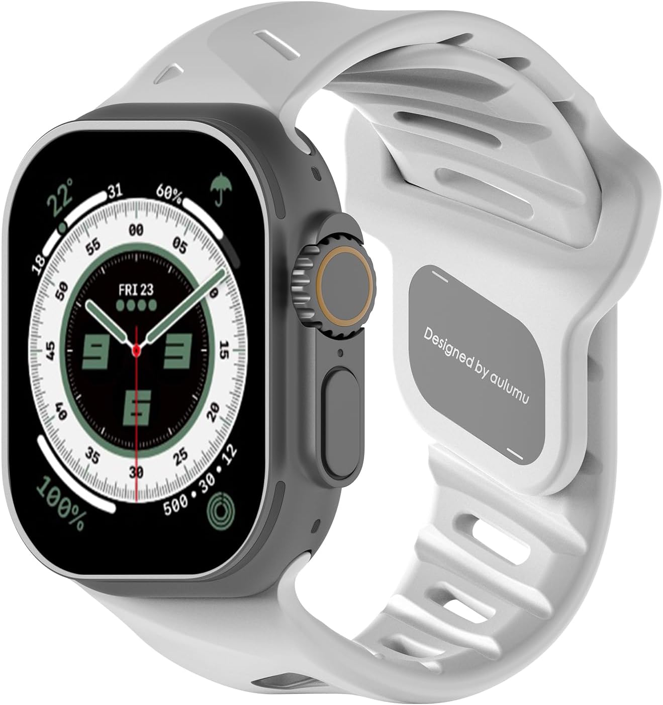 Aulumu A02 Sports Watch Band - Stylish Fluoroelastomer Strap