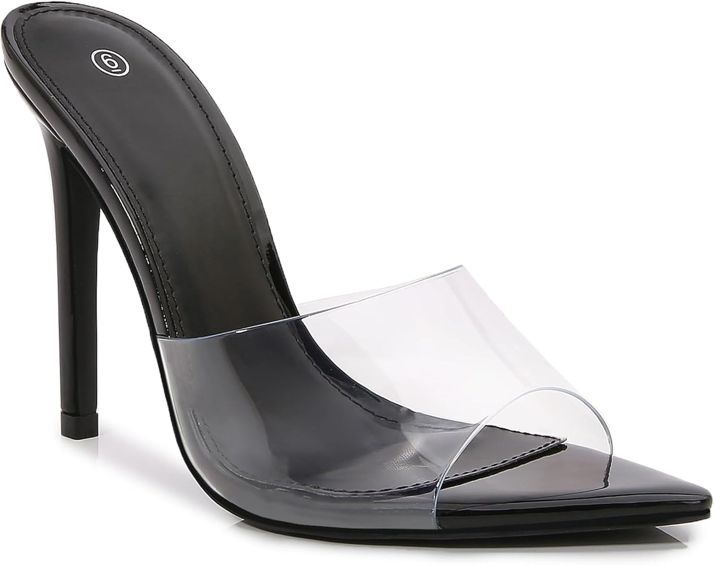 Women Clear Pointed Toe Sandals Stiletto Heels for Style
