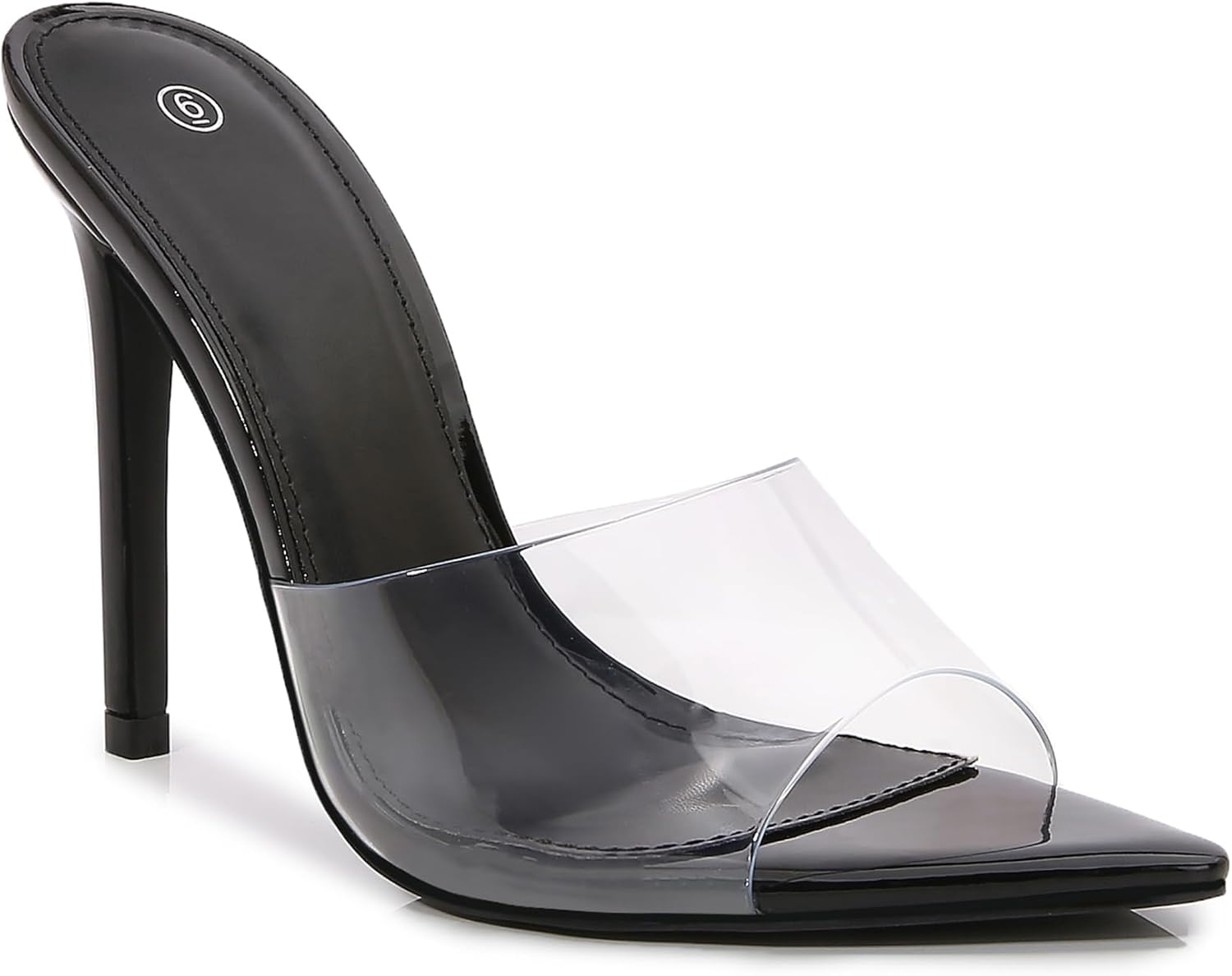 Women Clear Pointed Toe Sandals Stiletto Heels for Style