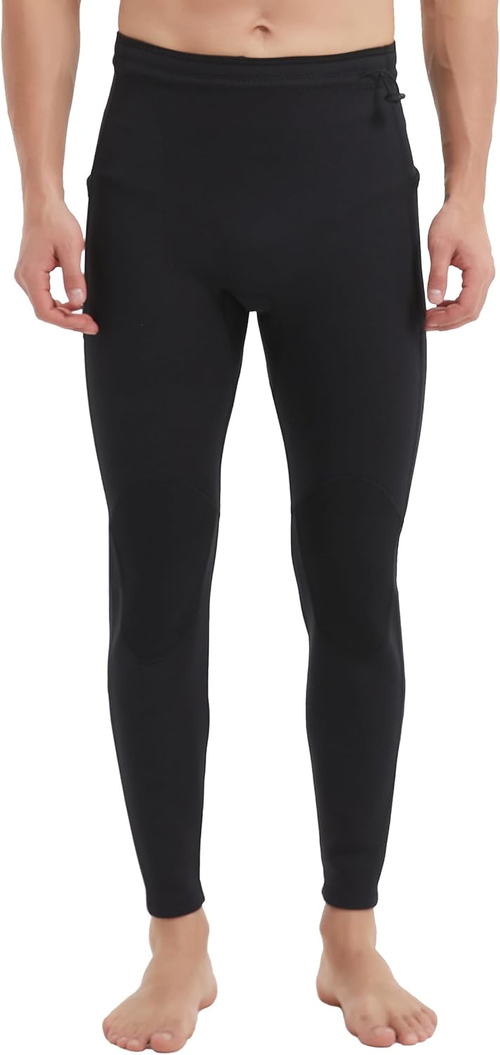Lemorecn Wetsuit Pants for Men - 3mm and 2mm Neoprene Swim Gear