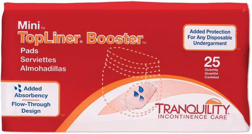 Tranquility TopLiner Disposable Booster Pads for Maximum Absorption