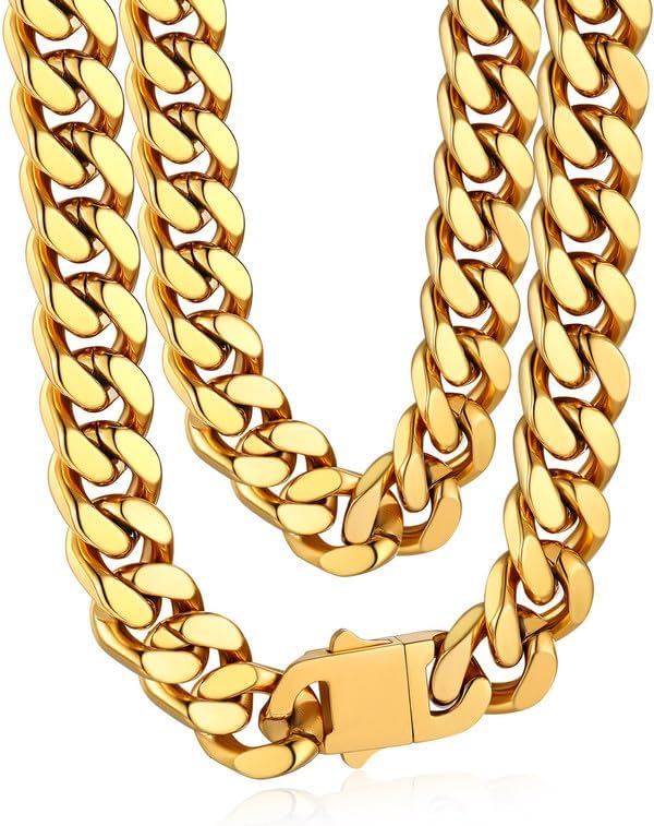 Bandmax Mens Stainless Steel Chain Necklaces for Stylish Look