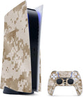 MightySkins Glossy Glitter Gaming Skin for PS5 - Desert Camo
