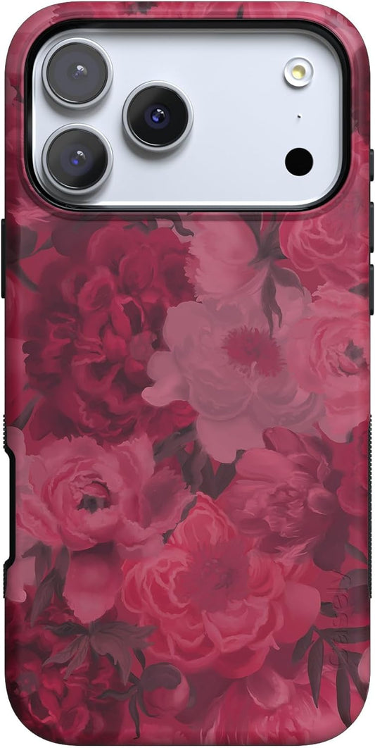 Casely iPhone 17 Pro Case - Moody Floral Design with Protection