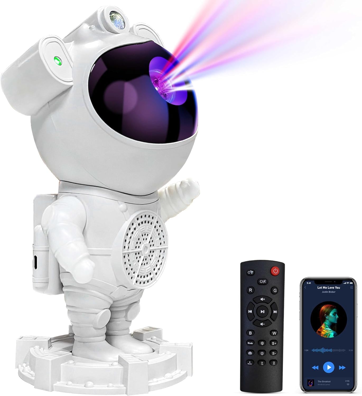 RUISHINE Galaxy Projector with Bluetooth Speaker
