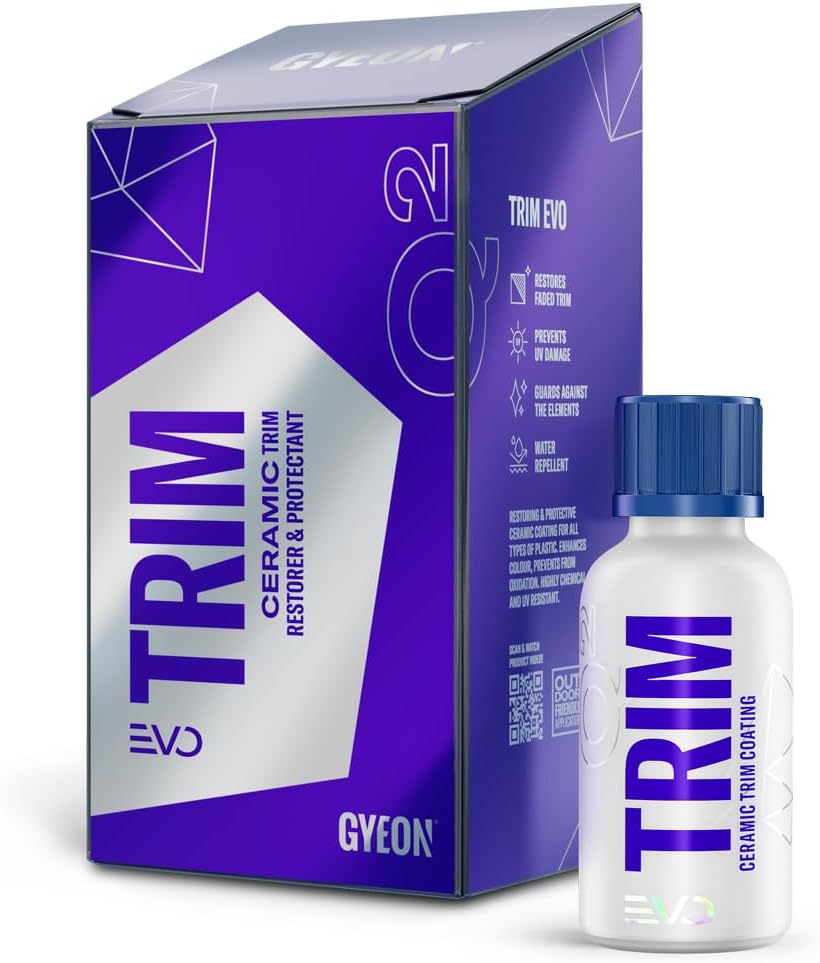 GYEON Trim Evo Ceramic Trim Restorer Kit for Black Plastic