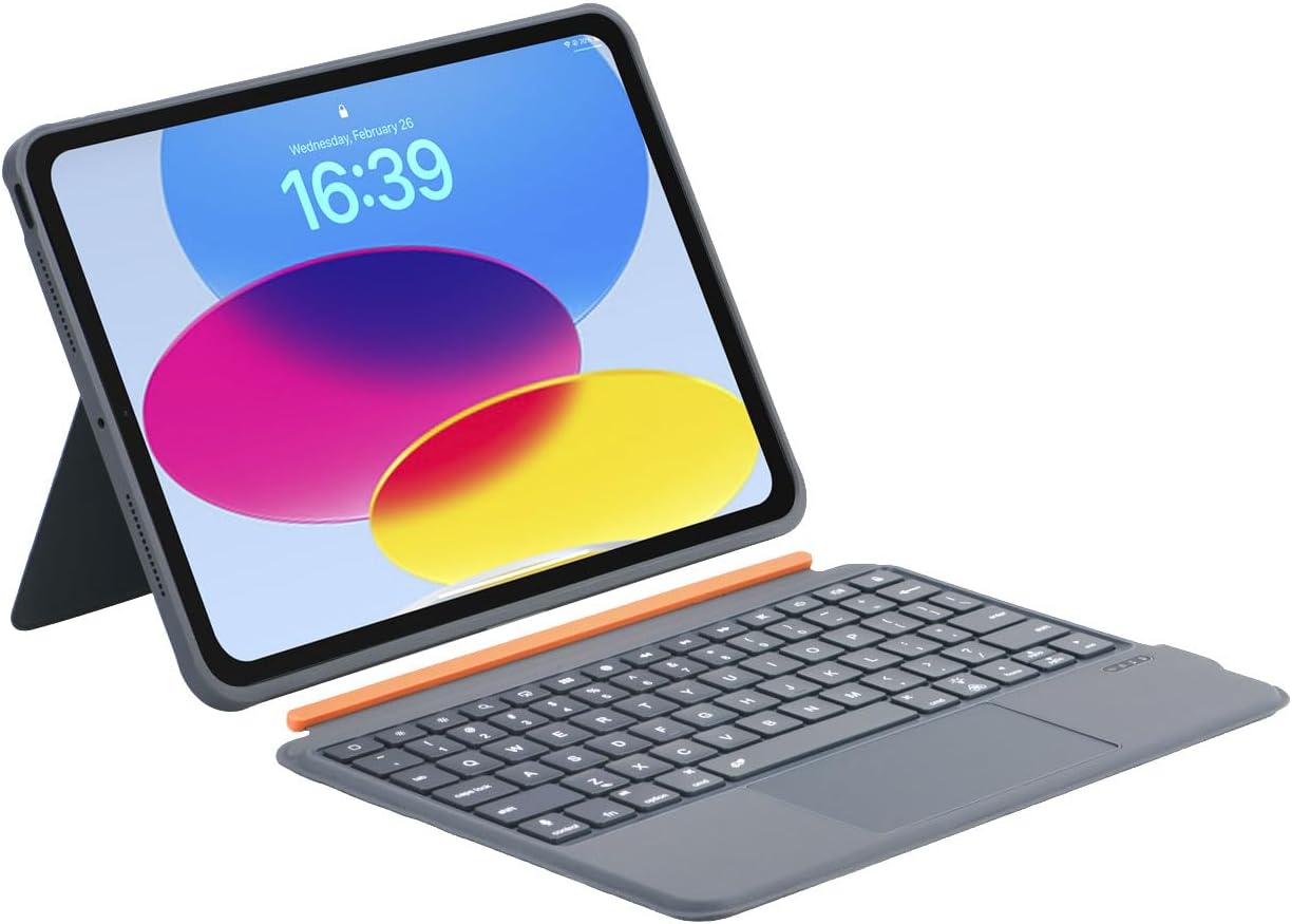 QUARK iPad 11th/10th Gen Case with Detachable Keyboard & Backlight
