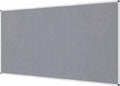VIZ-PRO Large Fabric Bulletin Board for Home and Office Use