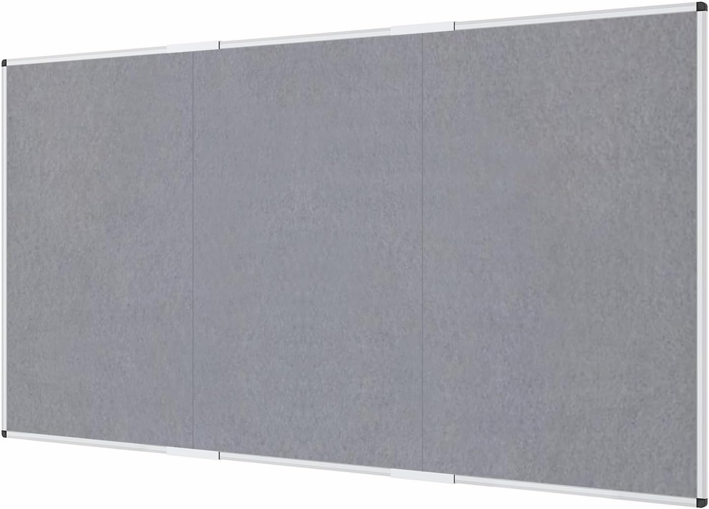 VIZ-PRO Large Fabric Bulletin Board for Home and Office Use