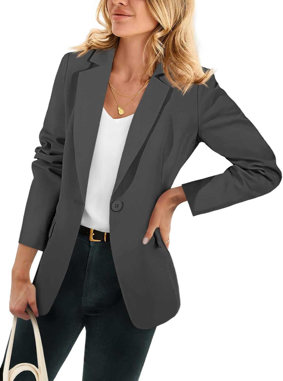 Cicy Bell Womens Casual Blazers for Office and Everyday Wear