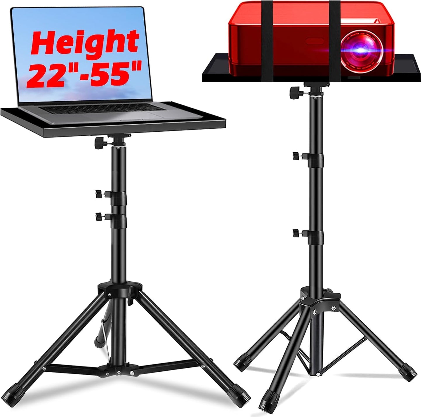 Adjustable Tripod Projector Stand - Versatile Setup Anywhere!
