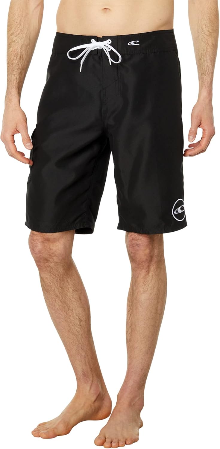 O'NEILL Men's 21 Inch Solid Boardshorts for Ultimate Comfort
