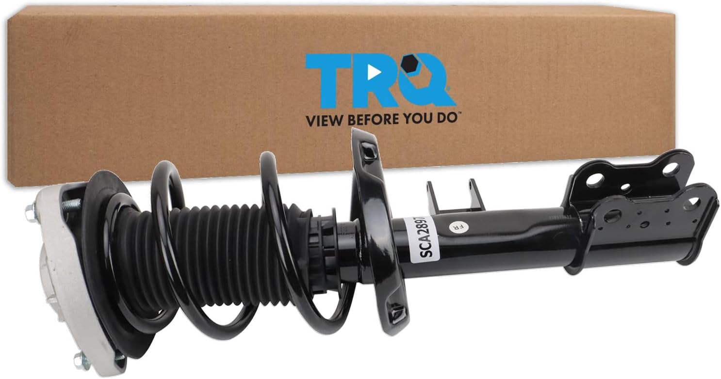 TRQ Front Right Complete Strut & Coil Spring Assembly for CLA250