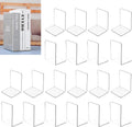 MerryNine Acrylic Book Ends - Clear Bookends for Heavy Duty Books