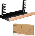 Under Desk Cable Management Tray 15.5 in - Solid Wood & Metal
