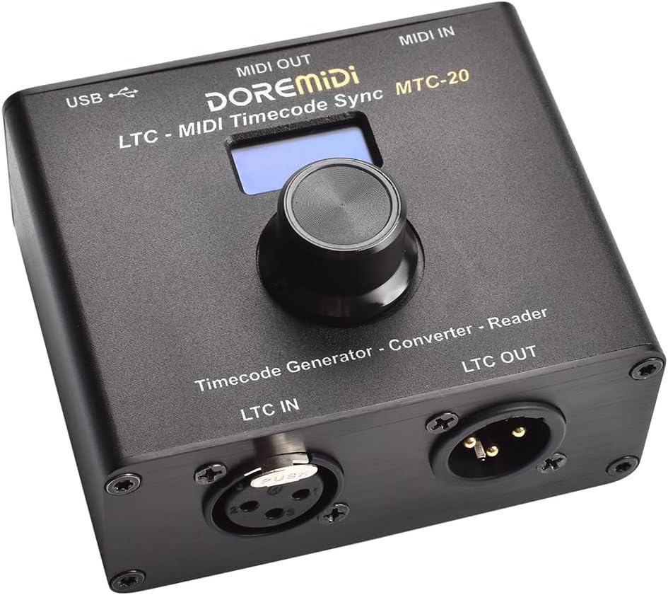 LTC MIDI Timecode Sync MTC-20 for Seamless Synchronization