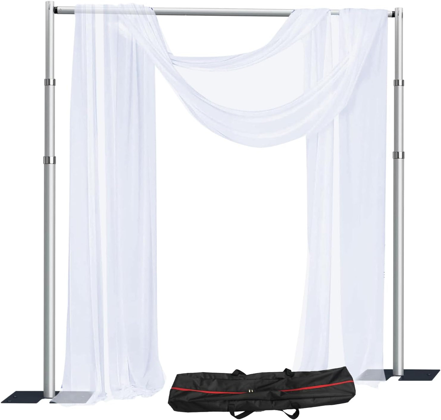 Adjustable Heavy Duty Backdrop Stand Kit - Perfect for Events!