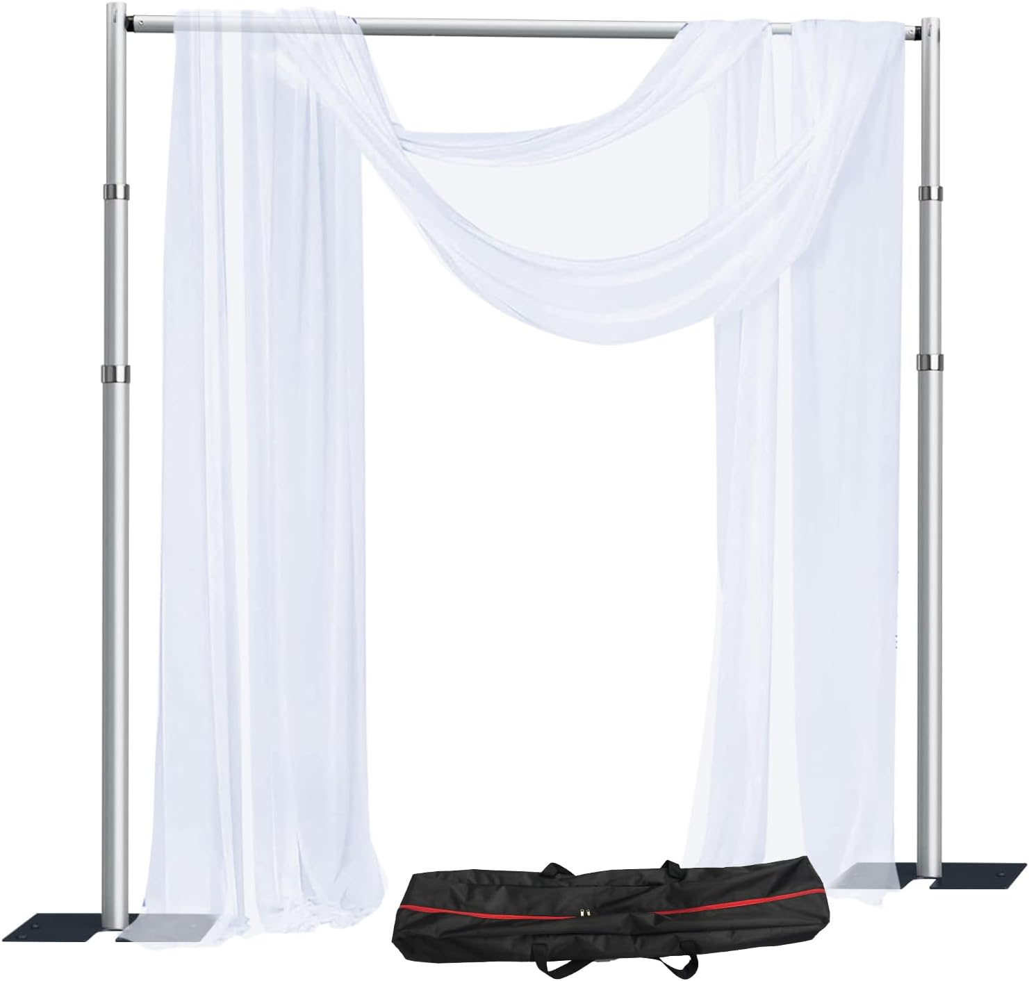 Adjustable Heavy Duty Backdrop Stand Kit - Perfect for Events!