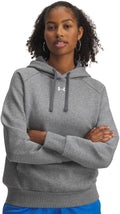 Under Armour Women's Rival Fleece Hoodie - Soft, Warm Everyday Fit hem