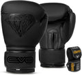 EVO Boxing Gloves with Hand Wraps - Pro Gel Protection for Training