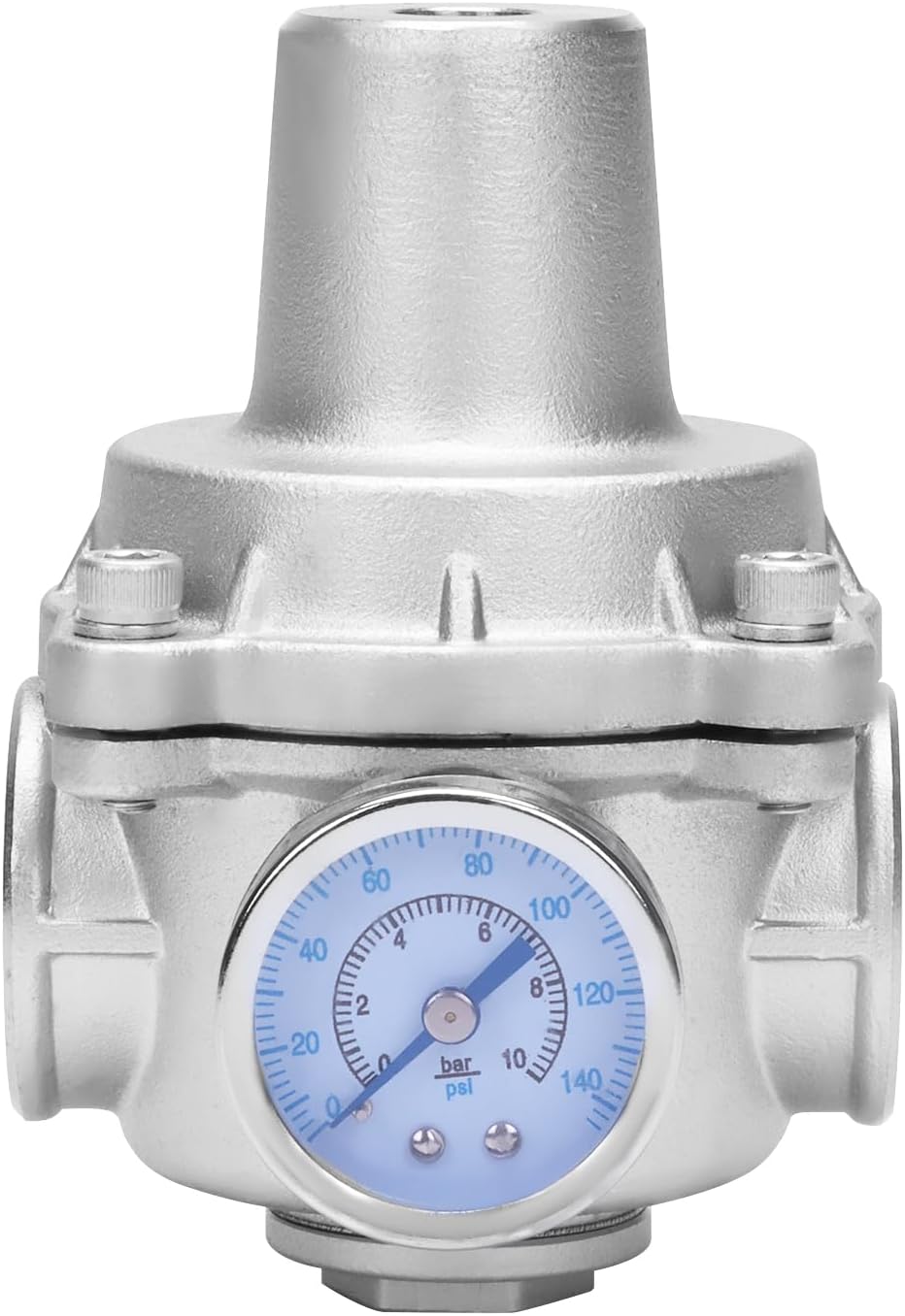 Pressure Regulator Water Valve - 1in NPT Female Stainless Steel