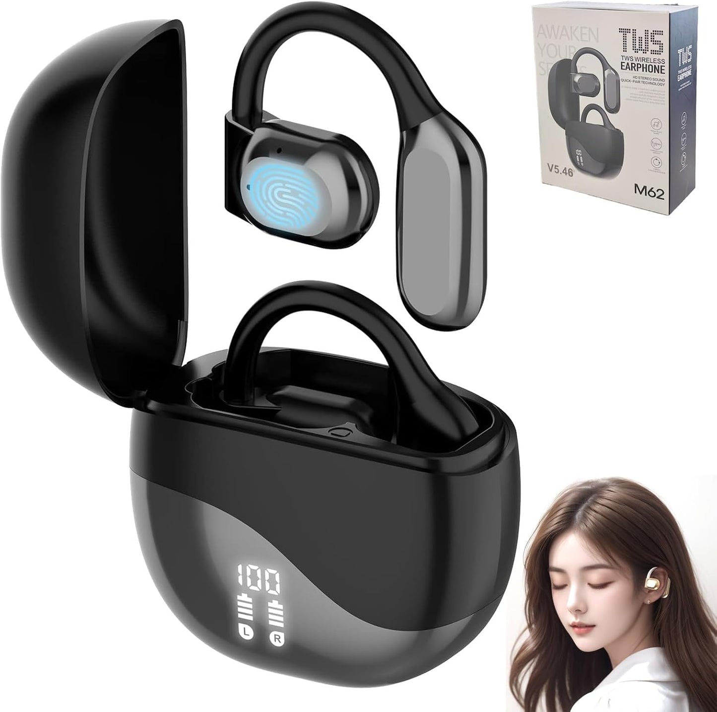 Xwehni Wireless Translator Earbuds - Translate 144 Languages in Real Time