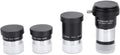 Plossl Telescope Eyepiece Set 4/10/25mm + 2X Barlow - Versatile Optics